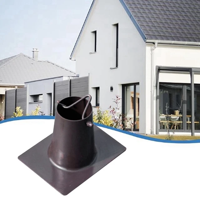 Chaîne De Pluie Flower 2,6 M Bronze - Avec Adaptateur Pour Gouttière