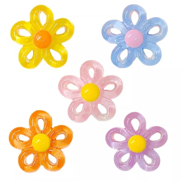 Flower Beads for DIY Bracelets Necklaces Crystal Flower Bead Jewelry Making Tool