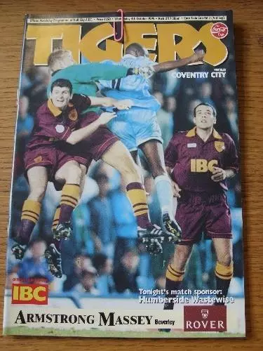 04/10/1995 Hull City v Coventry City [Football League Cup] . No obvious faults,