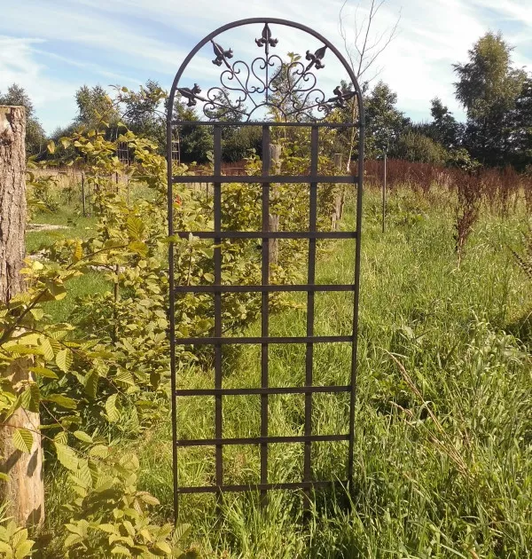 2er SET ZAUNELEMENT RANKGITTER GARTENZAUN EISEN ANTIK LANDHAUSSTIL GARTEN ZAUN
