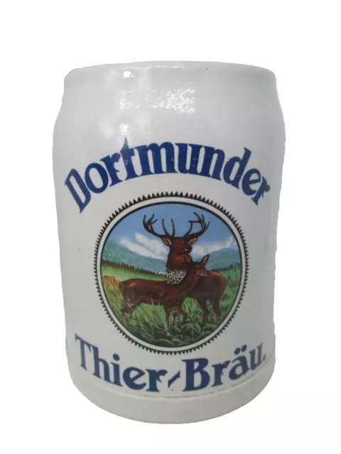 Alter Brauerei Bierkrug Thier - Bräu Dortmund Westerwald Keramik