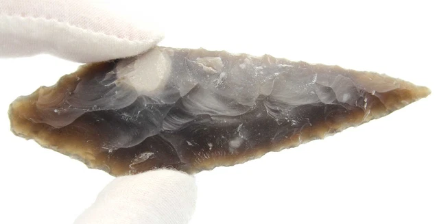Ancient Rare Battle Hunting Stone Flint Arrowhead Spear Neolithic Bronze Age