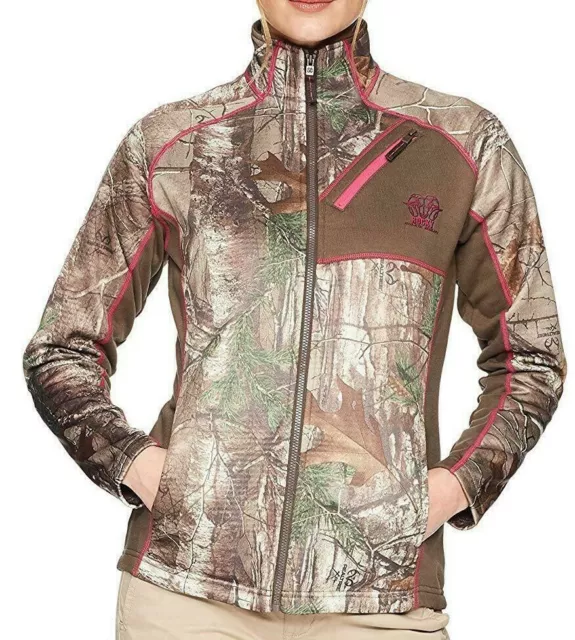 Rocky Women's Athletic Mobility Fleece Jacket, Realtree Camo, HW00132 -NEW