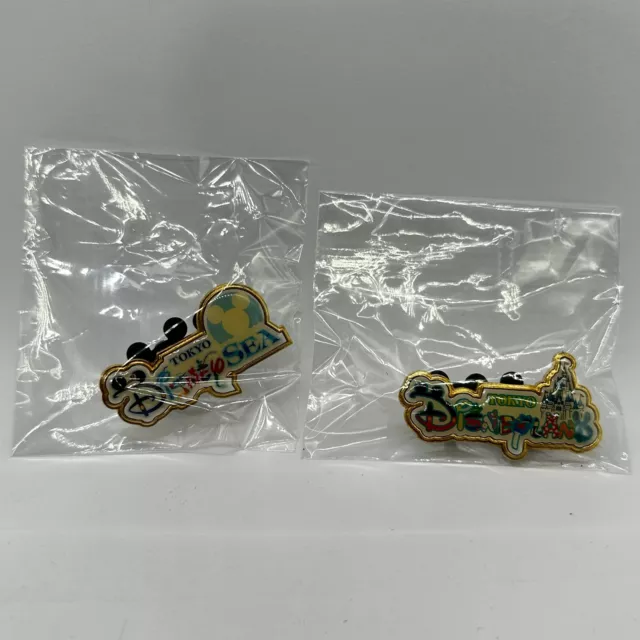 Tokyo Disney Resort Pin Tokyo Disney Land & Tokyo Disney SEA Logo Set