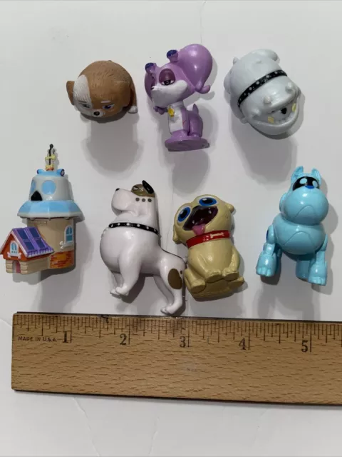 The Secret Life of Pets Animal Figures Doll Kids Toys  7 Various Cake Topper