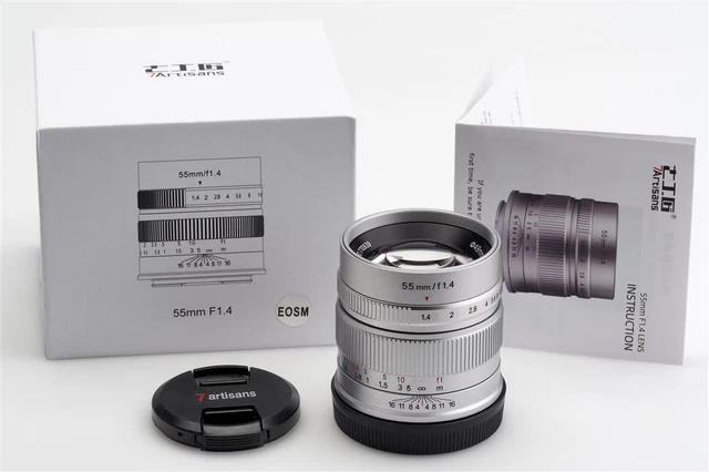 7artisans 1.4/55mm Silver f. Canon EOS M Mount (1679764143)