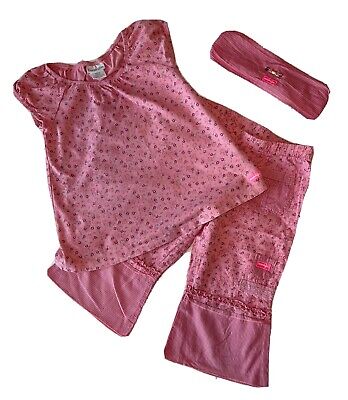 Naartjie Girls Large 6 Years Pink Floral Pants Set 3  Piece lot 