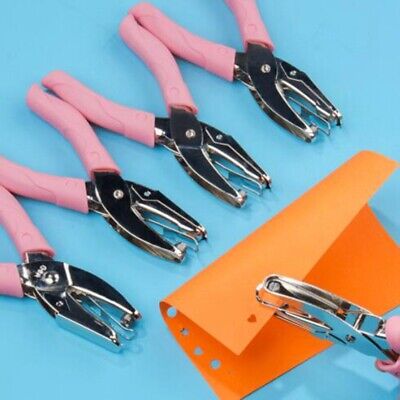 Handheld Hole Paper Punch Metal Single Hole Paper Punch Punchers with Soft Grips
