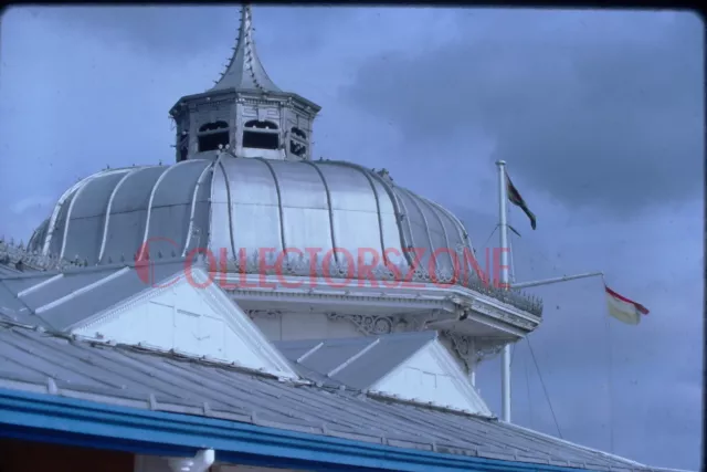 35mm Slide 1977 Llandudno Pier pavilion Roof atmospheric shot Angle