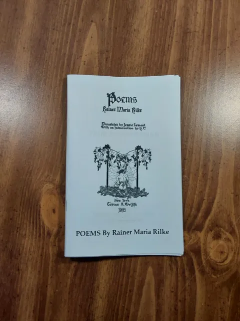 Poems By Rainer Maria Rilke Translate By Jessie Lemont Paperback Book