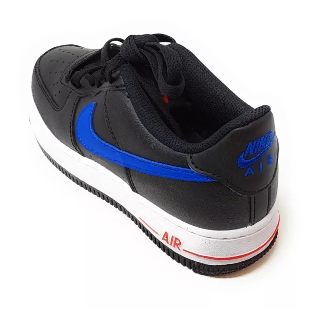 Nike Air Force 1 low nero/blu FV0367 001 sneaker per ragazzi 2