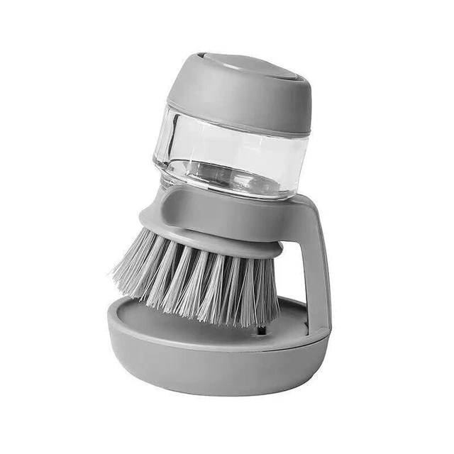 Brosse à Vaisselle Fleur Avec Support - Design Pratique Pour Nettoyer Casseroles, éviers, Vases