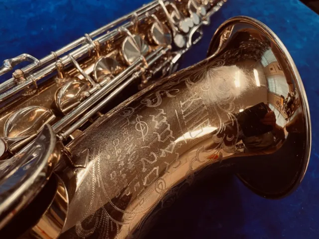 VINTAGE KING SUPER 20 Tenor Saxophone - Nr. 423828 Repadded PERFECT - Ships FREE