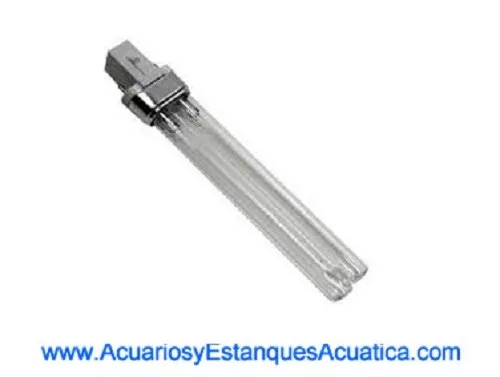 5W LAMPARA RECAMBIO SUSTITUCION Germicida UVC ULTRAVIOLETA ACUARIOS ESTANQUES