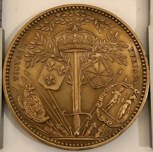 HENRI IV LE GRAND Médaile, Refrappe Au Type Du Passe Des Monnayeurs De Latelier De Chalons En Champagne Sup,fme 744324,a