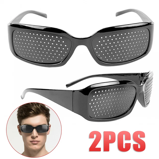Unisex Eyes Correction Exercise Eyesight Vision Care Improvement Pinhole Glasses