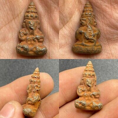 Beautiful Near Eastern Old Bronze Small Figurine Amulet