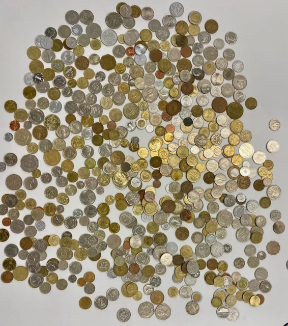 2,56 Kg Münzen Konvolut Kiloware