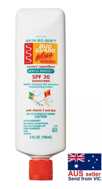 Avon Skin So Soft Bug Guard Plus IR3535® SPF30 Lotion Insect Water Resistant