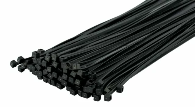 Cable Ties Releasable Black Strong Tie Wraps-Zip Ties Nylon