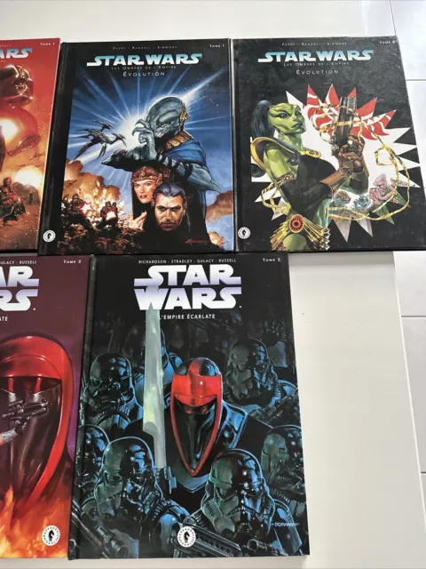 Star Wars Lot 7 Bd L'empire Écarlate Ombres Empire Évolution  Tome Dark Horse Eo 3