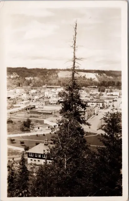 Prince George BC Birdseye General View British Columbia RPPC Postcard H52