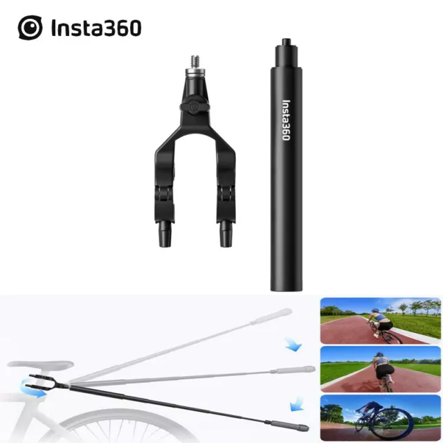 Third-Person/Invisible Bike Handlebar Mount For Insta360 X3 ONE RS  ONE X2 FS
