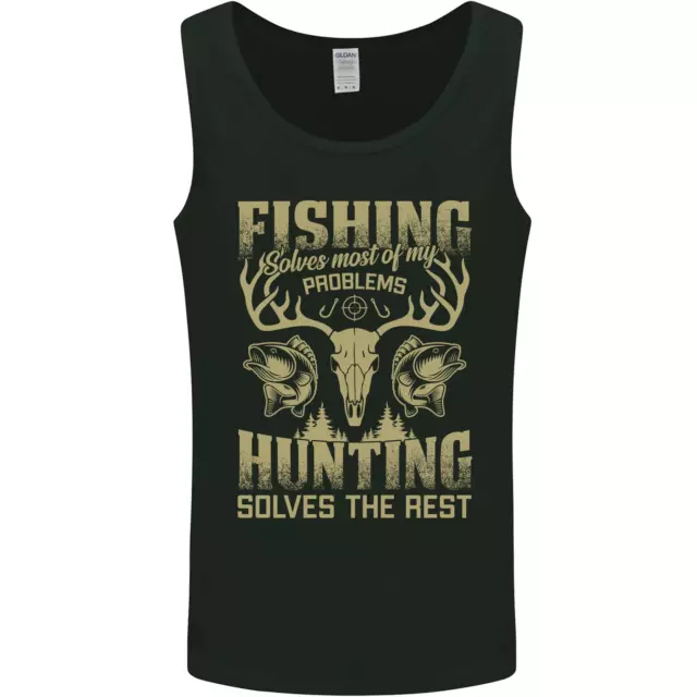 Gilet da pesca e caccia pescatore cacciatore divertente da uomo canotta