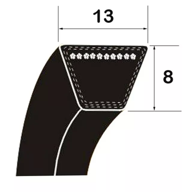 A Section Rubber V Belt Select Size