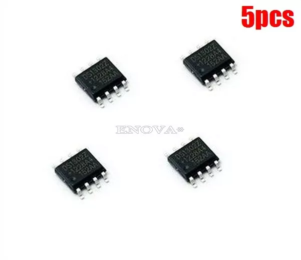 DS1302 Timekeeping Chip DS1302ZN DS1302Z SOP-8 Charge (Smd) 5Pcs Ic New cv