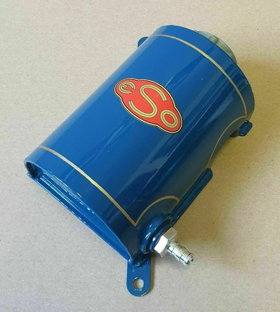 OIL TANK FOR Eso, Jawa Upright Speedway & Grasstrack bike Blue £230.