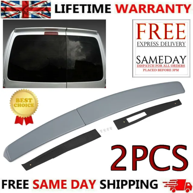 For Vw Caddy & Maxi 05-18 Rear Twin Door Trunk Spoiler Sportline Style Pu