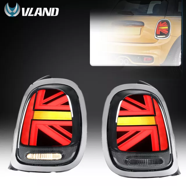 VLAND LED Tail Lights for 2014-2023 BMW Mini Cooper F55/56/57 With Sequential