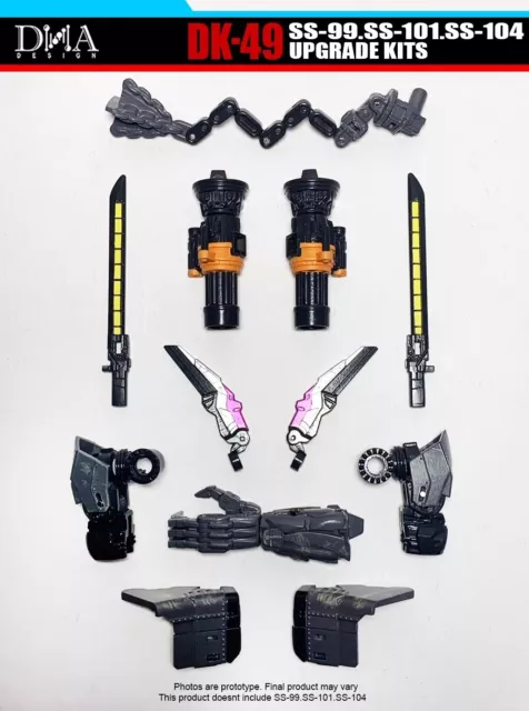 DNA DK-49 Upgrade Kit For SS104 Nightbird SS99 Battletrap SS101 Scourge W/BONUS