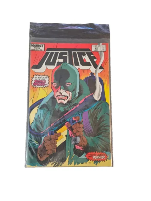 Justice, #23, Marvel Comic Book New Universe 1988