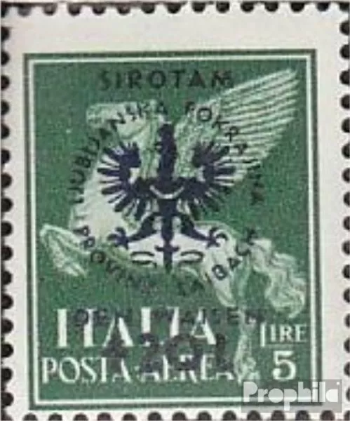 Briefmarken Laibach (Dt.Bes.2.WK.) 1944 Mi 38 mit Falz