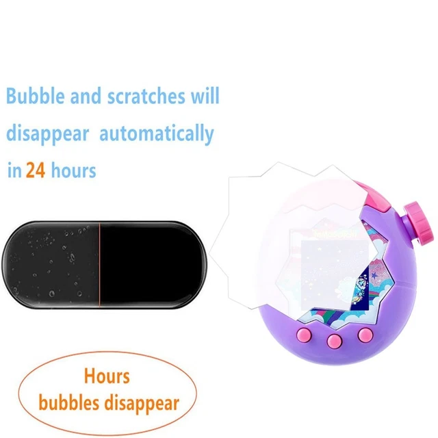 MeevrgR Displayschutzfolie Für Tamagotchi Paradise - 2 Stück TPU Schutz Transparent Kratzfest