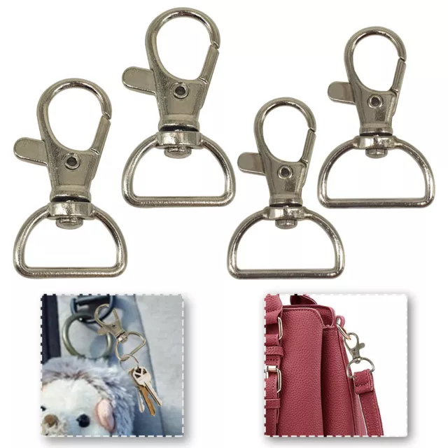 Bag Clasps Lobster Swivel Trigger Clips Snap Hook for 15mm 20mm Strapping