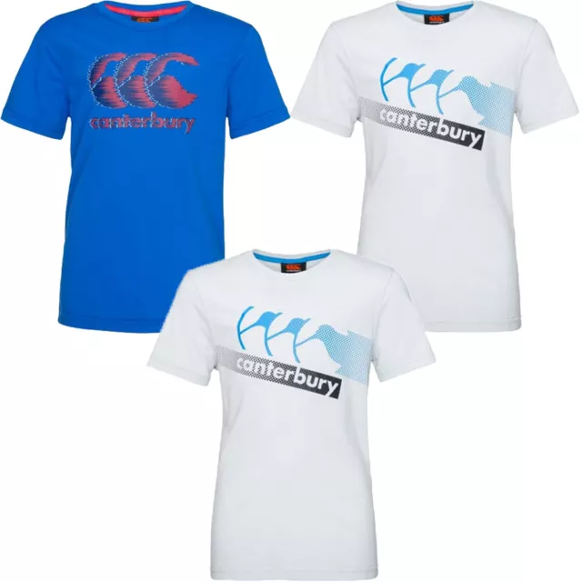 Canterbury Boys T-Shirt TShirt Tee Tops Kids Short Sleeve T Shirts Cotton Size