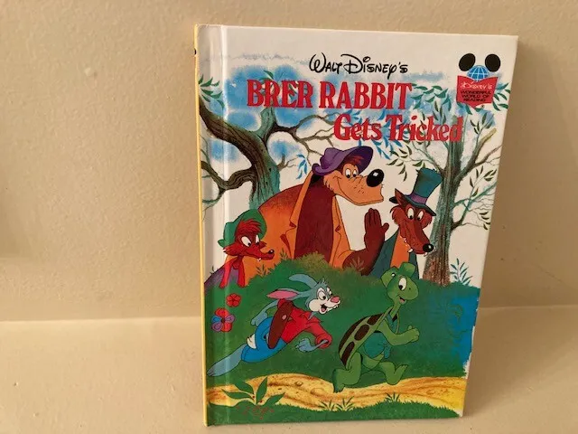 Walt Disney Brer Rabbit Gets Tricked Hardcover Like New