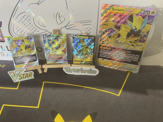 PkPack Lot De 3 Cartes Géantes Jumbo Pokémon Officielles Brillantes – Version Française – Cadeau Top Pour Enfants & Collectionneurs (Aléatoire)