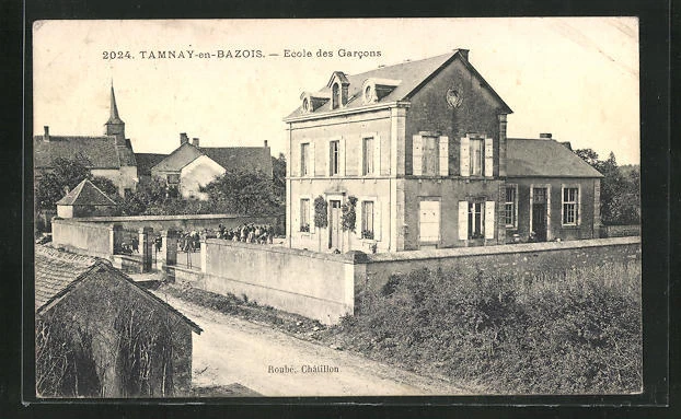 CPA Tamnay-en-Bazois, Ecole des Garcons