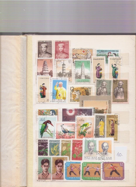 VIETCONG, VIETNAM 1963 - stamps on 1 page ( Alb.17 - 10 )