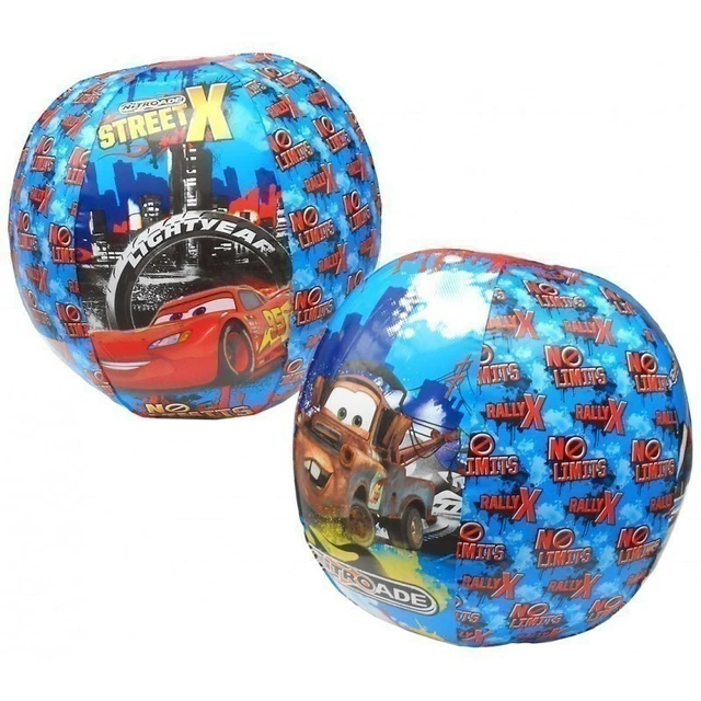 Ballon de plage Cars Disney en vinyle taille 33 cm environ