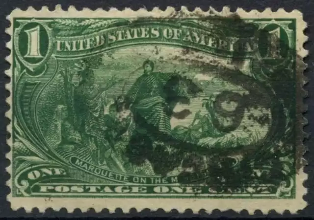 USA 1898 SG#291, 1c Trans-Mississippi Exposition Used #E2296