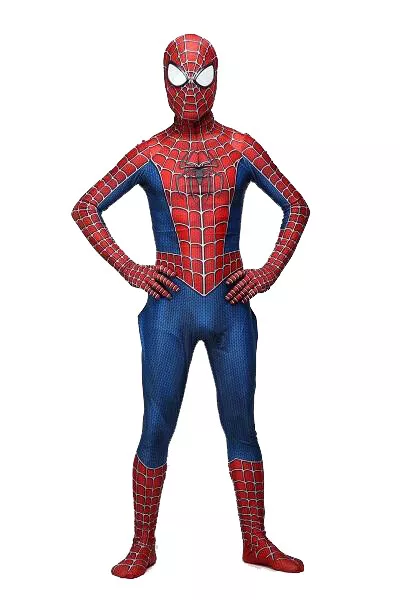 costume spiderman adulto mascotte vestito uomo ragno completa carnevale spider