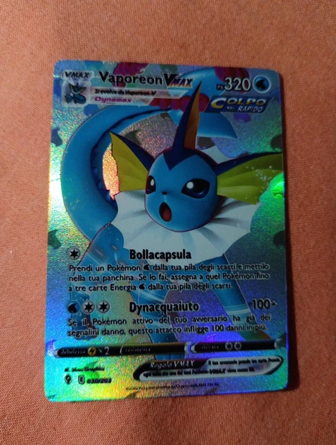 CARTA POKEMON RARA Vaporeon Vmax EUR 25,00 - PicClick IT