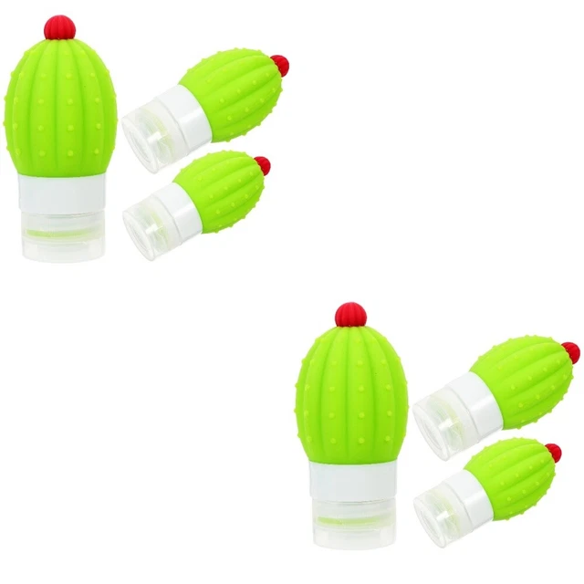 Set 6 Bottiglie Da Viaggio Per Articoli Da Toeletta - Contenitori Tascabili Per Liquidi