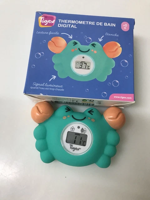 Tigex Digitales Badethermometer Krabbe – Baby