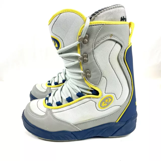 Thirty Two 32 Tariff Snowboard Boots Mens Sz.9 Yellow Blue White